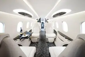 Intérieur jet privé