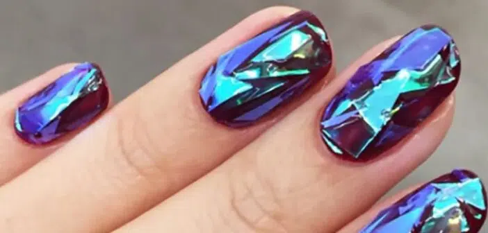 Glass Nail Art