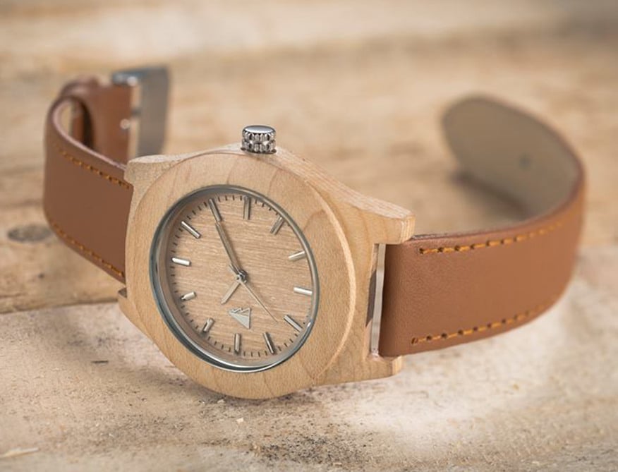 montre en bois