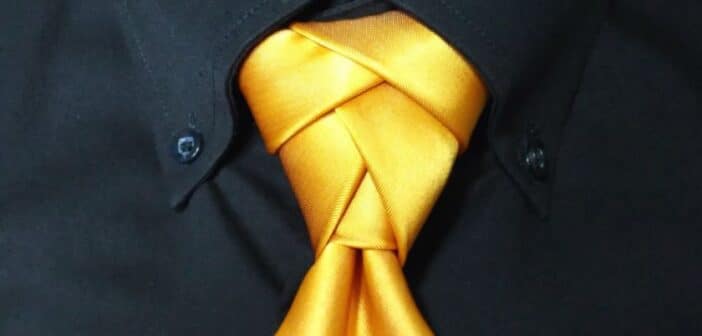 Mariage: le noeud de cravate Eldredge, ce détail qui fait toute la différence