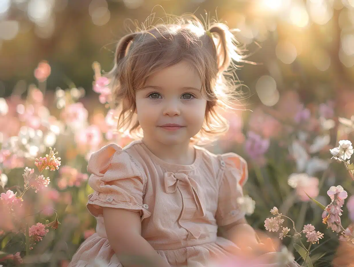 petite fille coiffure