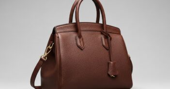 sac en cuir marron