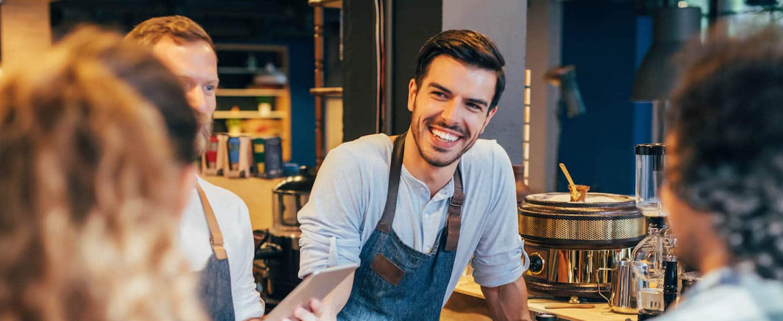 Le personnel d'un restaurant