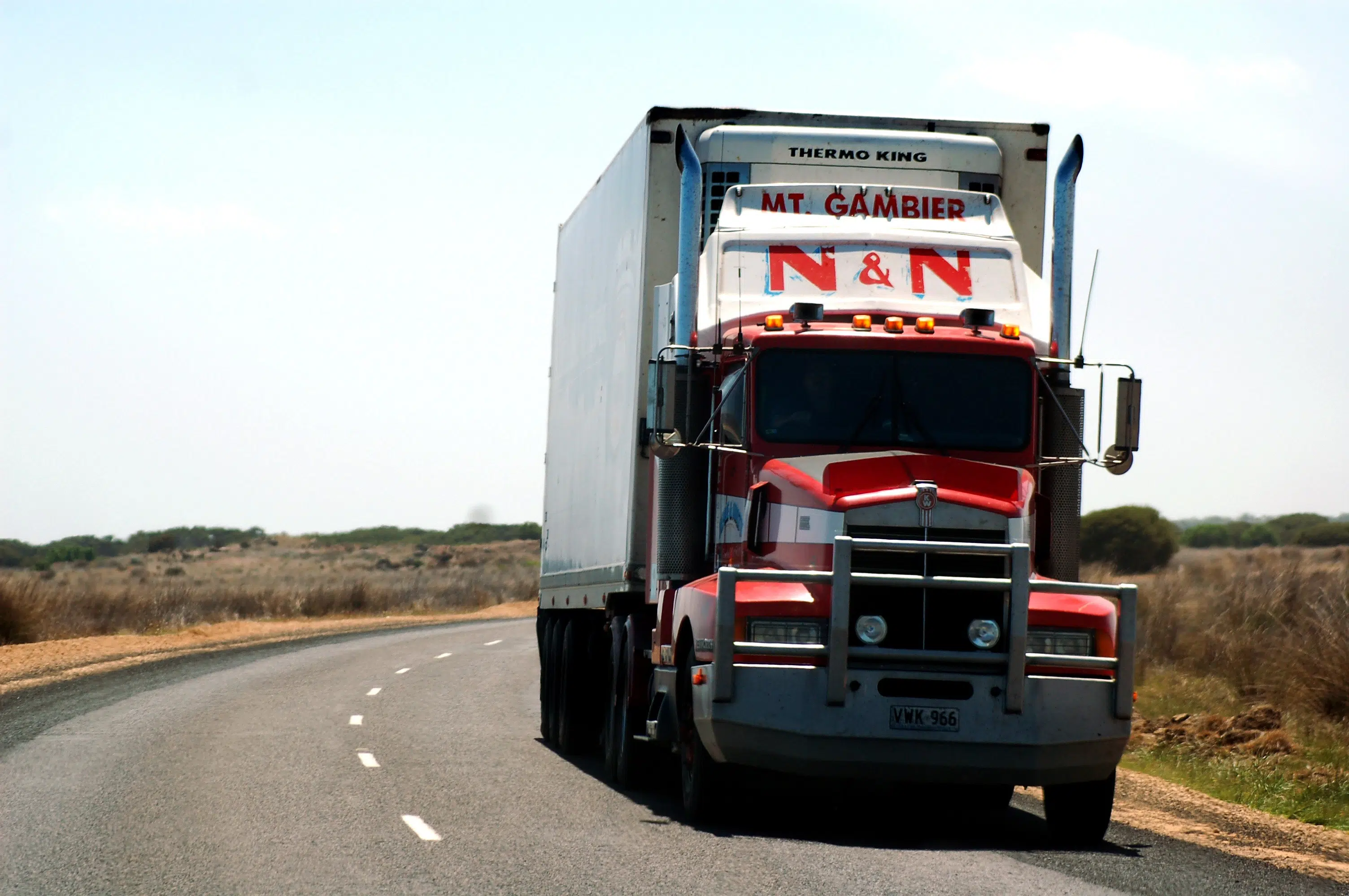 le travail de camionneur