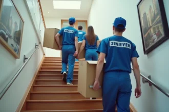 Déménageur professionnel organisant un déménagement sans stress