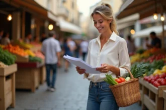 Marché des Arnavaux offrant une variété de produits frais et locaux