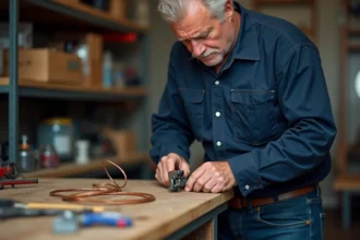 Pince coupante utilisée pour des travaux de bricolage essentiels