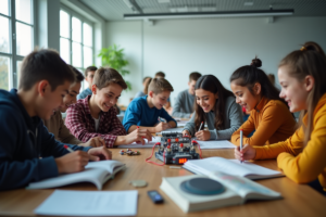 Portrait d'élèves en filière technologique au lycée
