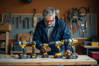 Outils électroportatifs pour bricoleurs et professionnels en action