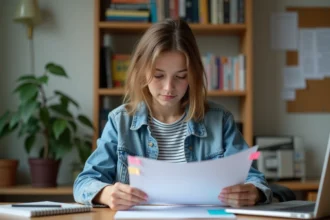 Étudiant choisissant une mutuelle complémentaire pour sa santé