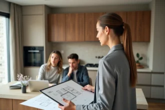 Agencement intérieur stylé dans un salon moderne et accueillant