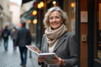 Un flyer coloré présentant des offres promotionnelles pour une entreprise