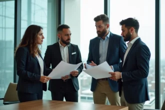 Salle de réception spacieuse pour un événement professionnel important