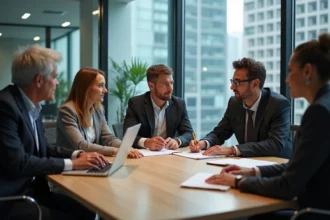 Dirigeants d'entreprise en formation pour développer leurs compétences professionnelles