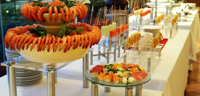 Réception: les avantages du buffet