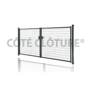 Portail de jardin grillagé