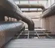 black and gray metal pipe